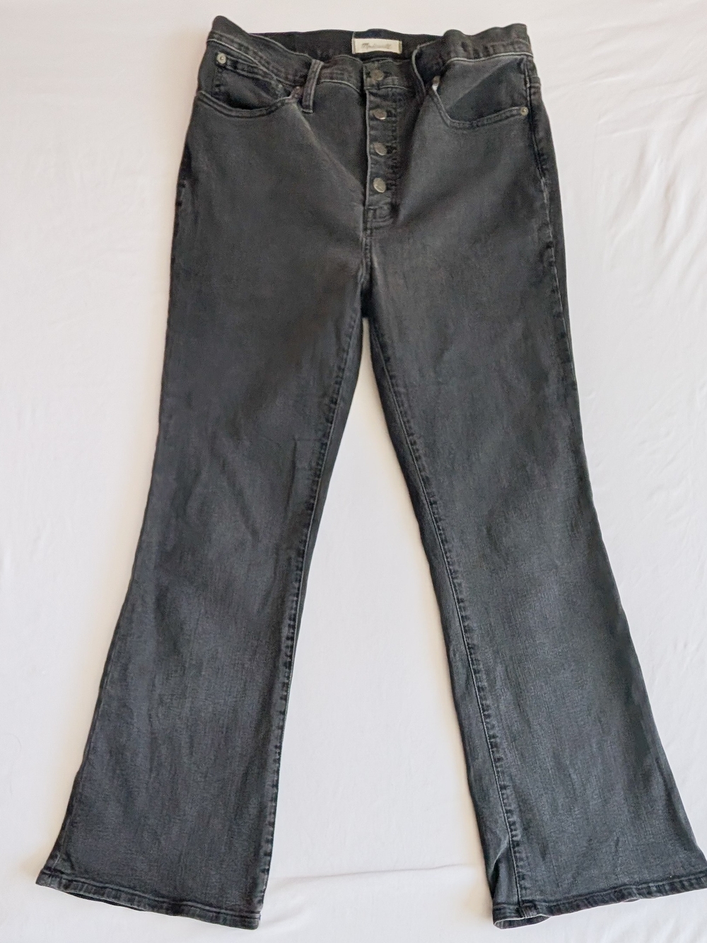 Madewell Cali Demi-Boot Jeans Bellspring Wash: Button-Front Edition Size 31T